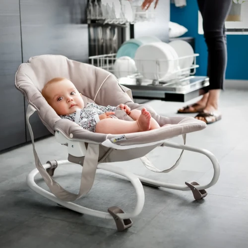 Стул для кормления 3 в 1 Hauck Sit N Relax Stretch Grey купить в Кишиневе