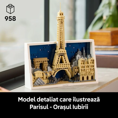 Set construcție Lego Architecture Paris - City of Love, 958 elemente cumpăra în Chișinau