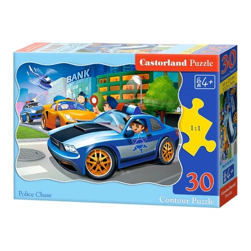 Puzzle CASTORLAND Midi Police Chase, 30 elemente cumpăra în Chișinau