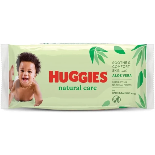 Servetele umede Huggies Natural Care, 56 buc. cumpăra în Chișinau
