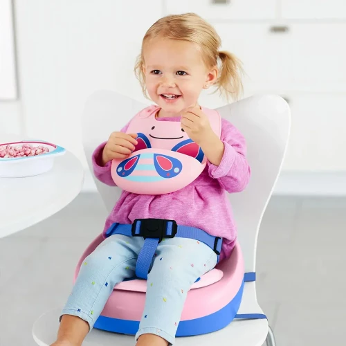 Bavetă din silicon Skip Hop Fold & Go Zoo Butterfly cumpăra în Chișinau