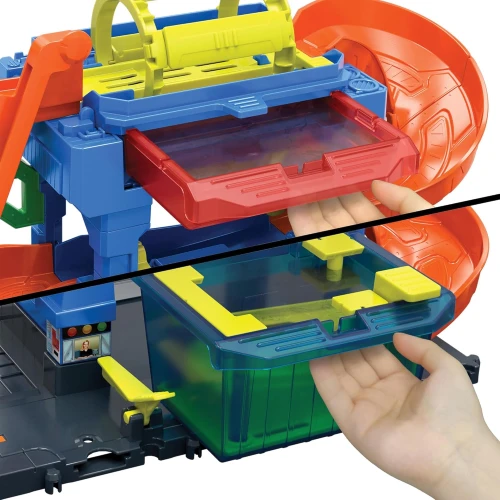 Set constructie Hot Wheels City Tunnel Twist Car Wash, 2 elemente cumpăra în Chișinau