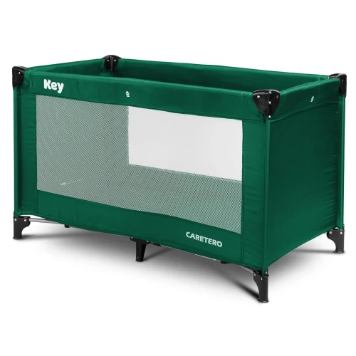 Кроватка манеж Caretero Key Dark Green купить в Кишиневе
