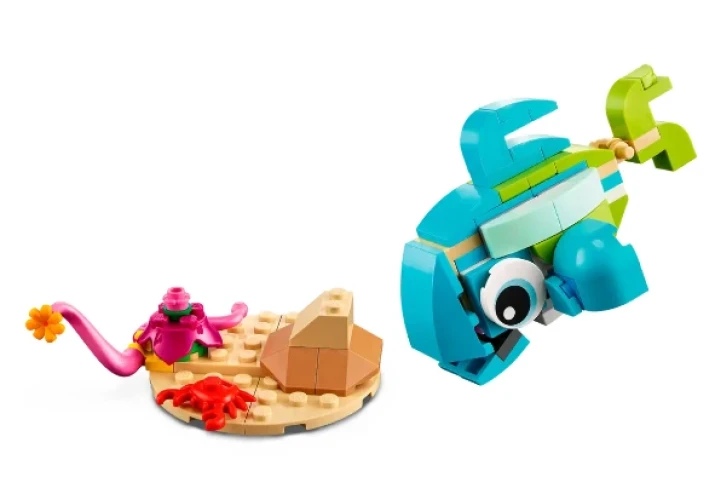 Set constructie Lego Creator Dolphin and Turtle, 137 elemente cumpăra în Chișinau