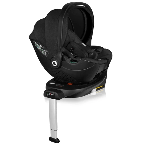 Комплект автолюлька 40-85 см и база Isofix (I-Size) Lionelo Moxie Black Carbon купить в Кишиневе