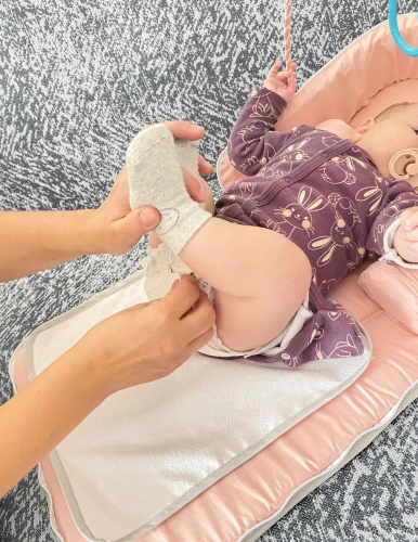 Многофункциональная сумка 3 в 1 BabyJem Розовая, 60x100 см купить в Кишиневе