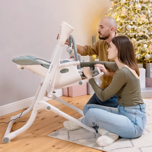 Scaun de masa cu functie de balansare Carrello Triumph Olive Green cumpăra în Chișinau