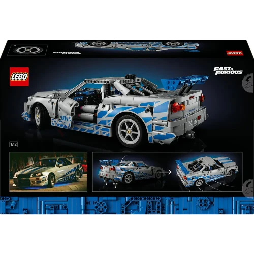 Set construcție Lego Technic 2 Fast 2 Furious Nissan Skyline Gt-R (R34), 1410 elemente cumpăra în Chișinau