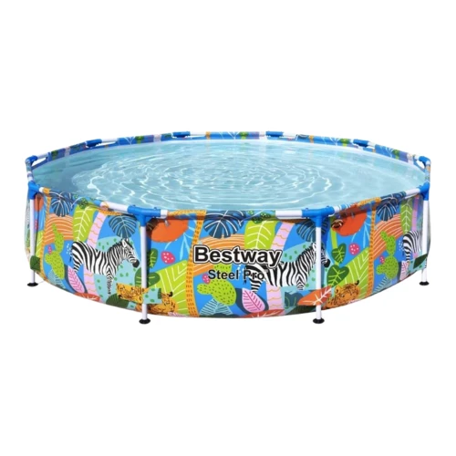 Piscină cu cadru metalic Bestway Steel Pro 305x66 cm, 4062 litri, model cu animale cumpăra în Chișinau