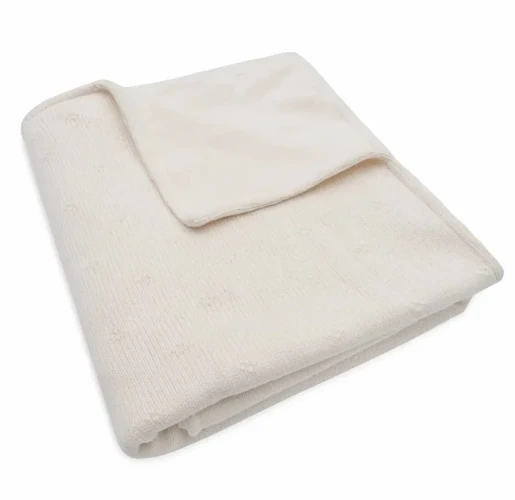 Păturică Jollein Cosy Knit Ivory/Velvet, 75x100 cm cumpăra în Chișinau
