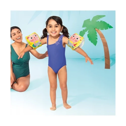 Aripioare pentru inot Intex Happy Kitten Yellow cumpăra în Chișinau