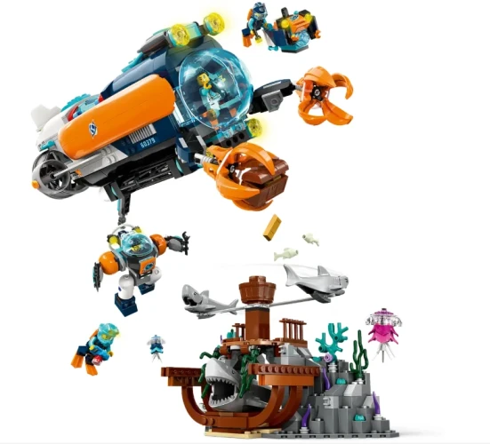 Конструкторы Lego City Deep-Sea Explorer Submarine, 842 элементов купить в Кишиневе