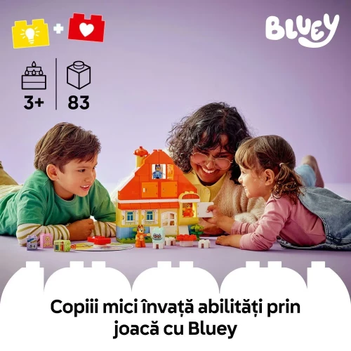 Set construcție Lego Duplo Bluey's Family House With Memory Game, 83 elemente cumpăra în Chișinau