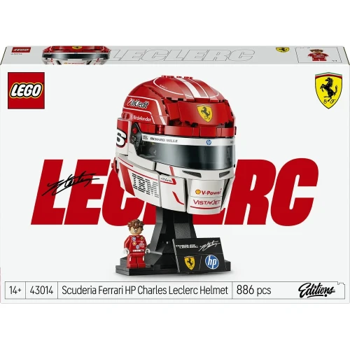 Set construcție Lego Editions Scuderia Ferrari HP Charles Leclerc Helmet, 886 elemente cumpăra în Chișinau