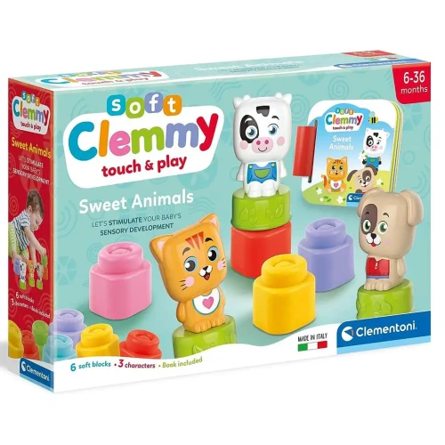 Кубики Clementoni Cute Animals Book Set купить в Кишиневе
