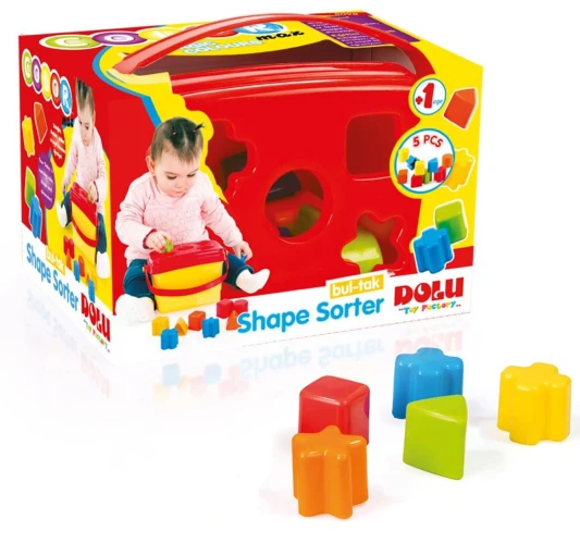 Игрушка-сортер Dolu Ведёрко с формами купить в Кишиневе