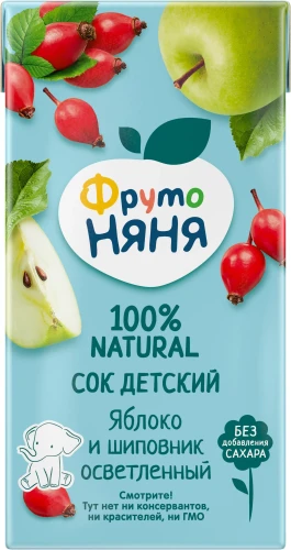 Suc măr-măceș ФрутоНяня (5 luni+), 200 ml cumpăra în Chișinau