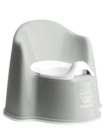 Горшок-кресло BabyBjorn Potty Chair Grey/White, 6 мес+ купить в Кишиневе