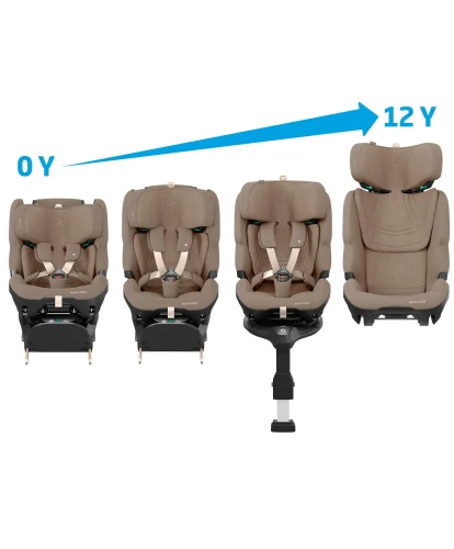 Scaun auto 61-150 cm (i-Size) Isofix Maxi-Cosi Pearl XL Slide Pro Autentic Truffle, rotativ 360 cumpăra în Chișinau