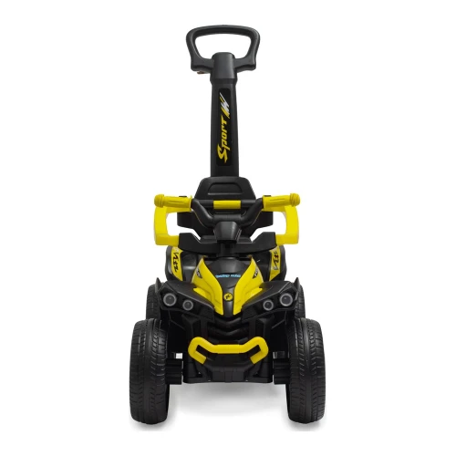 Tolocar Baby Mix Mega Prime EVA cu mâner pentru părinți, galben cumpăra în Chișinau