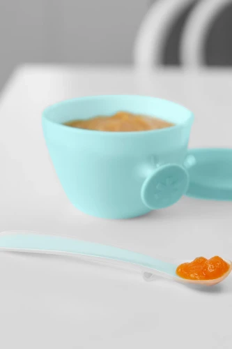Set de masă cu 5 piese Skip Hop Easy-Feed Blue & Gray cumpăra în Chișinau