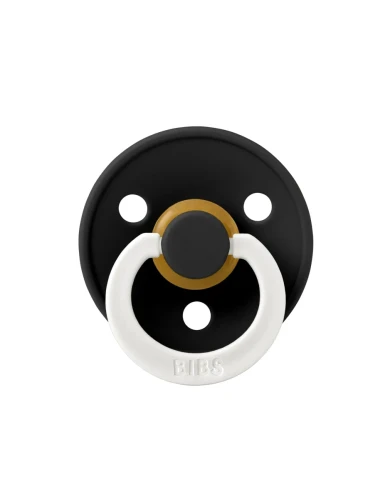 Круглые латексные соски Bibs Glow Black & Vanilla (18-36 мес.), 2 шт. купить в Кишиневе