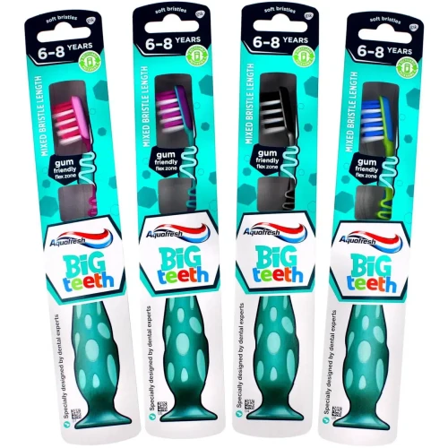 Periuta de dinti Aquafresh Big Teeth in sort. (6-8 ani) cumpăra în Chișinau