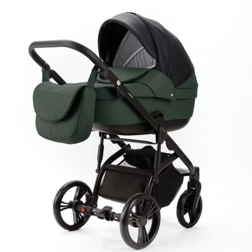 Carucior 2 in 1 Adamex Lanti Deluxe Black Green cumpăra în Chișinau