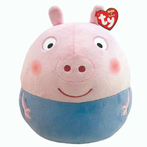 Плюшевая игрушка TY Джордж Пиг Squishy Beanies, 25 см купить в Кишиневе