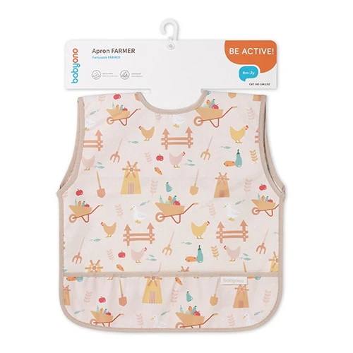 Фартук из полиэстера BabyOno Farmer Beige купить в Кишиневе
