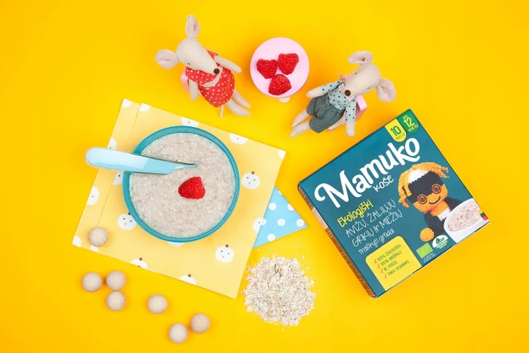 Органическая рисовая каша Mamuko ( с 4 месяцев +) , 200 г купить в Кишиневе
