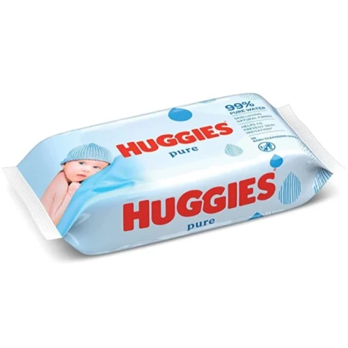 Servetele umede Huggies Pure, 56 buc. cumpăra în Chișinau