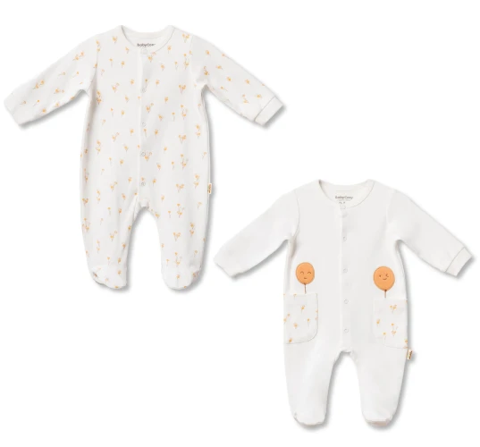 Salopetă BabyCosy Ivory & Orange, 2 buc. (1-3L) cumpăra în Chișinau