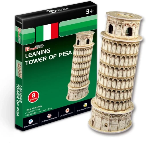 Puzzle 3D Cubic Fun Turnul din Pisa Italia, 8 elemente cumpăra în Chișinau