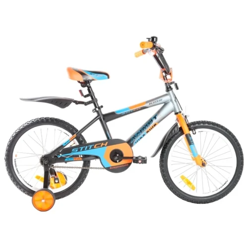 Bicicletă Azimut Stitch Blue/Orange, roți 18" cumpăra în Chișinau