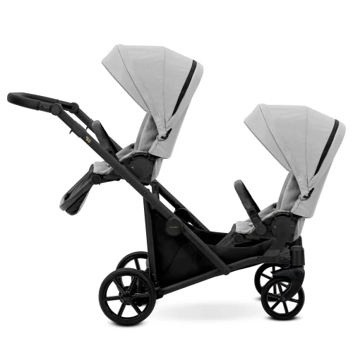 Коляска для двойни 2 в 1 Kunert Brav Duo Black Eco купить в Кишиневе