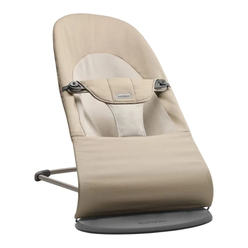 Balansoar BabyBjorn Balance Soft Woven, Khaki/Beige cumpăra în Chișinau