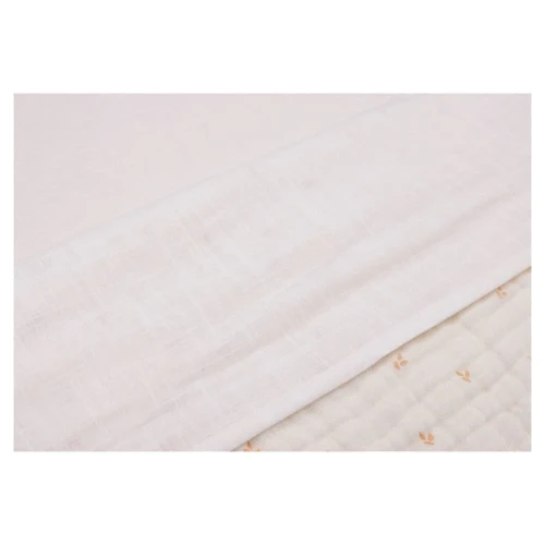 Простыня для детской кроватки Jollein Slub Ivory, 120x150 см купить в Кишиневе