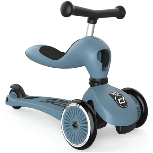 Самокат 2 в 1 Scoot&Ride Highwaykick 1 Push and Go Steel купить в Кишиневе