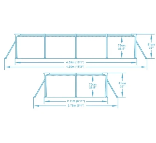 Bazin Bestway Metal Steel Pro, 5700 litri cumpăra în Chișinau