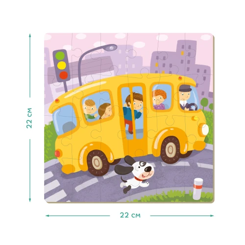 Puzzle Dodo 4 în 1 Transport, 72 elemente cumpăra în Chișinau