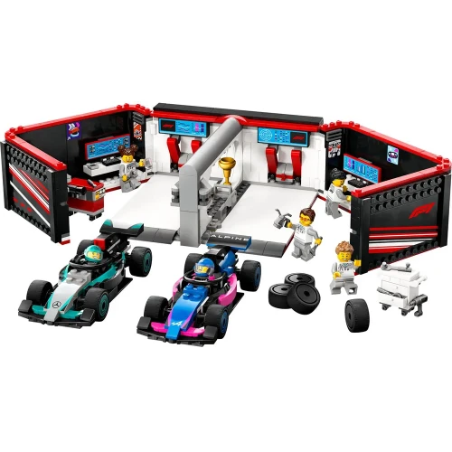 Конструкторы Lego City F1 Garage & Mercedes-AMG & Alpine Cars, 678 элементов купить в Кишиневе
