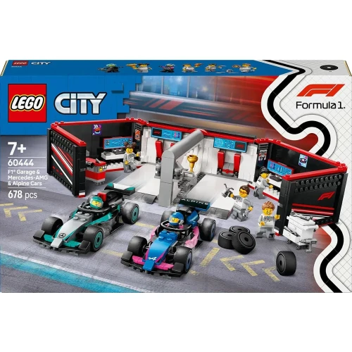 Конструкторы Lego City F1 Garage & Mercedes-AMG & Alpine Cars, 678 элементов купить в Кишиневе