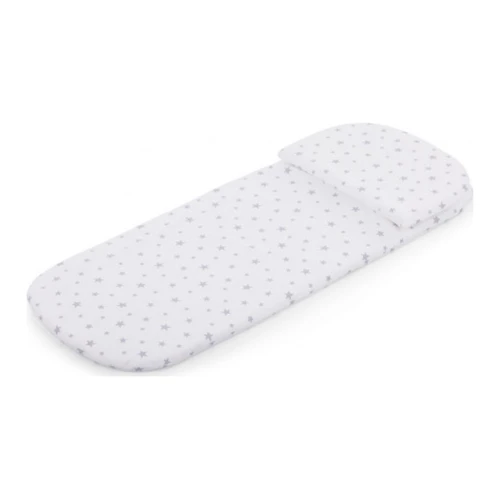 Saltea pentru cărucior Chipolino memory foam cu pernă, gri cu stele cumpăra în Chișinau