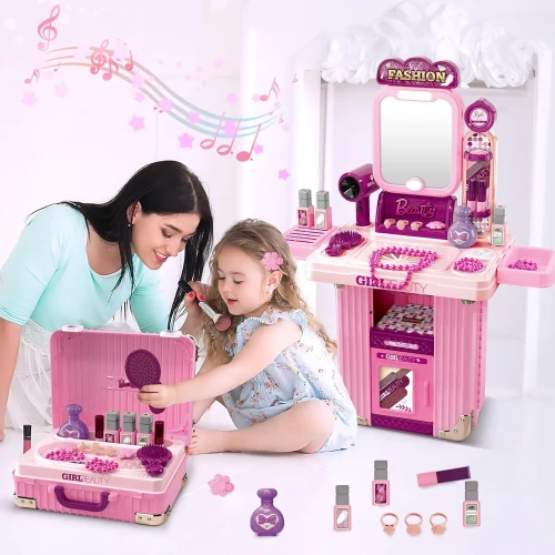 Игровой набор стилиста Essa Toys 3 в 1 Fashion Makeup купить в Кишиневе
