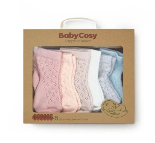 Ciorapei BabyCosy Mix, 6 buc. (6-12L) cumpăra în Chișinau