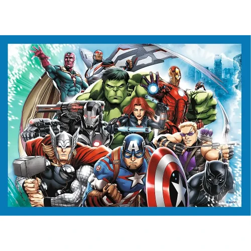 Пазл Trefl 4in1 Marvel The Avengers Brave Avengers, 207 элементов купить в Кишиневе