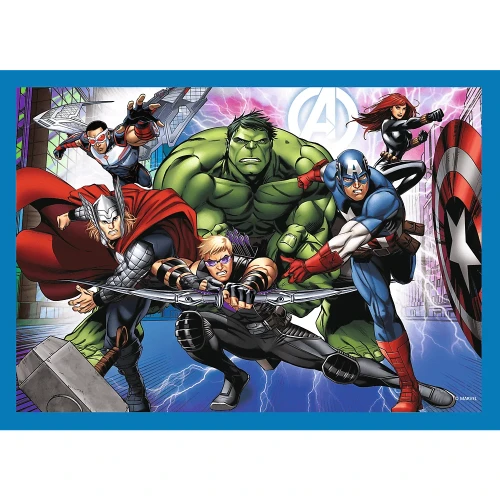 Пазл Trefl 4in1 Marvel The Avengers Brave Avengers, 207 элементов купить в Кишиневе