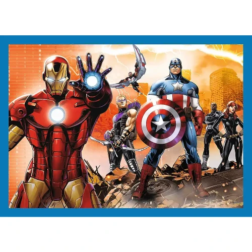 Пазл Trefl 4in1 Marvel The Avengers Brave Avengers, 207 элементов купить в Кишиневе