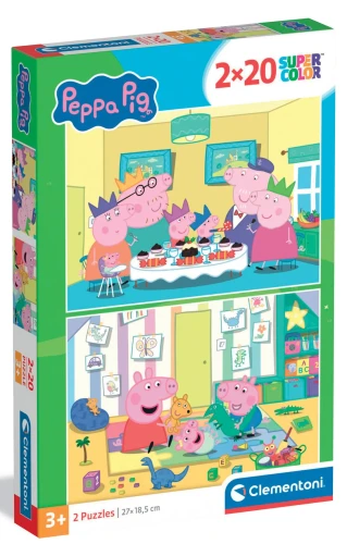 Пазл Clementoni Peppa Pig, 2x20 элементов купить в Кишиневе